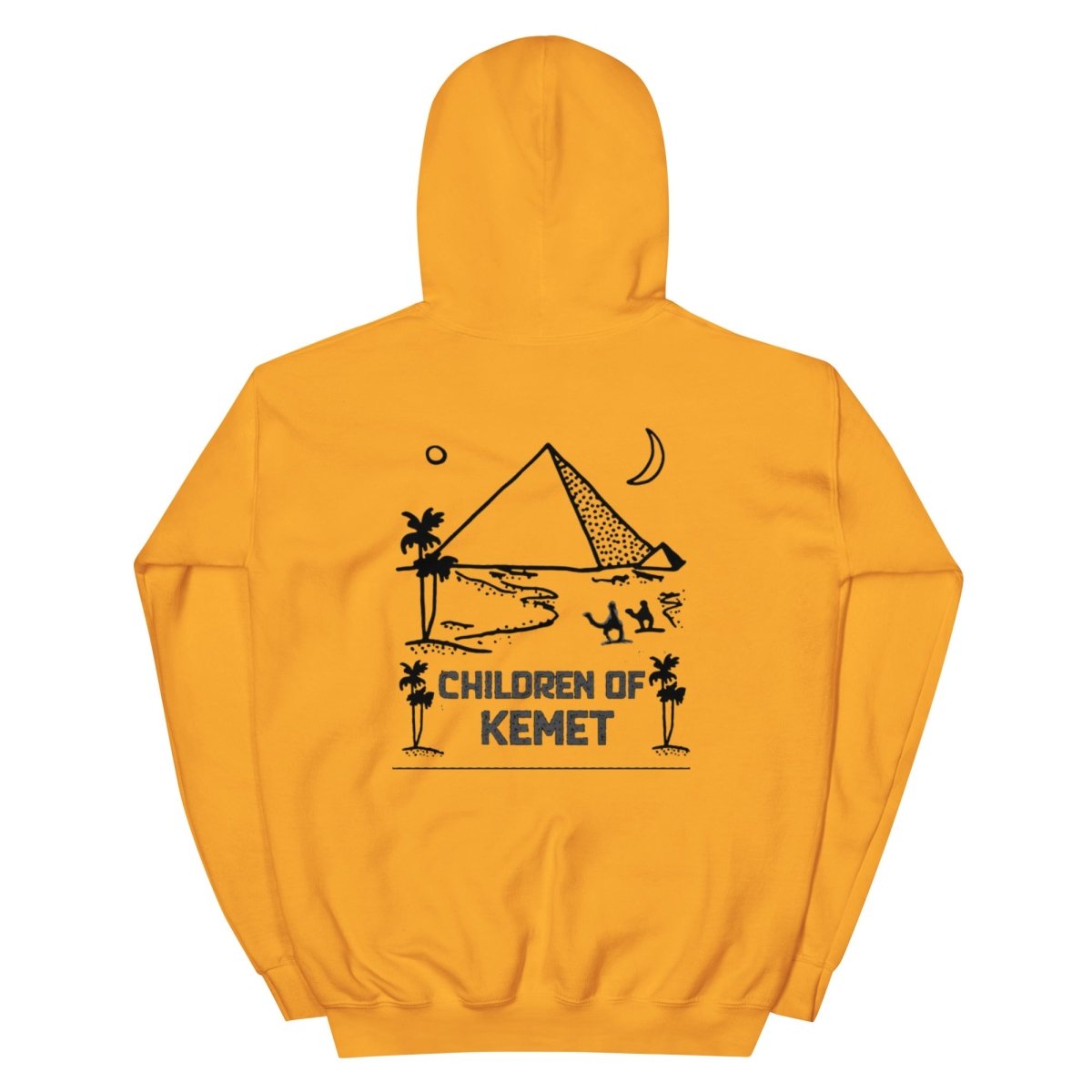 Children Of Kemet Unisex Hoodie (Yellow/Pink) - Chinchilla Choons
